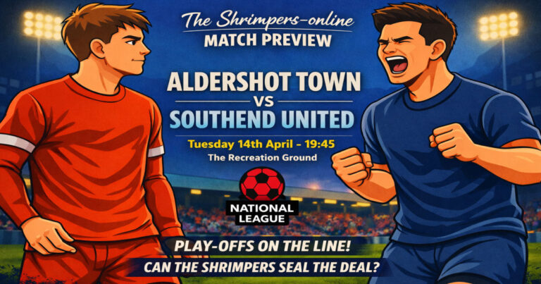 Match Preview: Aldershot Town vs Southend United 7 Aldershot Town v Southend United NL26