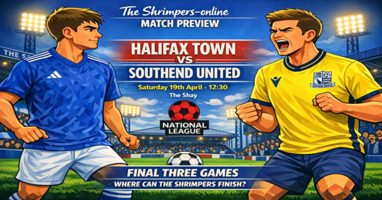 Match Preview: Halifax Town vs Southend United 5 Halifax Town v Southend United 2026
