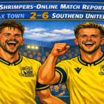Halifax Town 2-6 Southend United - The Shrimpers-online match report