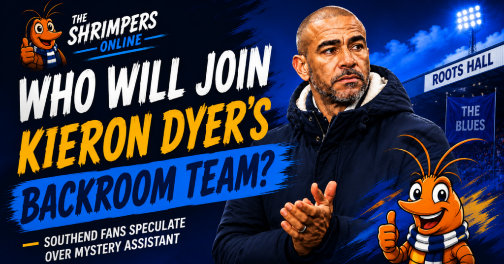 The Shrimpers-online | Southend United News, Match Reports & History 3 Kieron Dyer mystery assistant speculation at Southend United with possible Ipswich Town connection