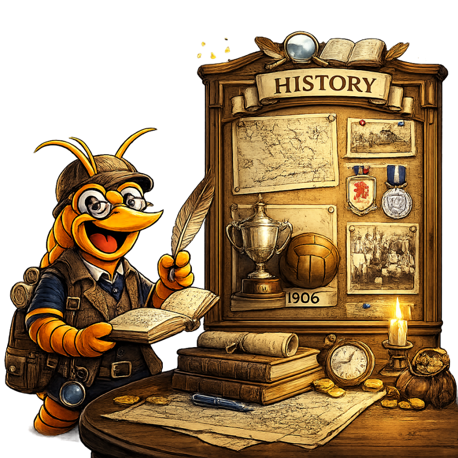 The Shrimpers-online history shrimp mascot